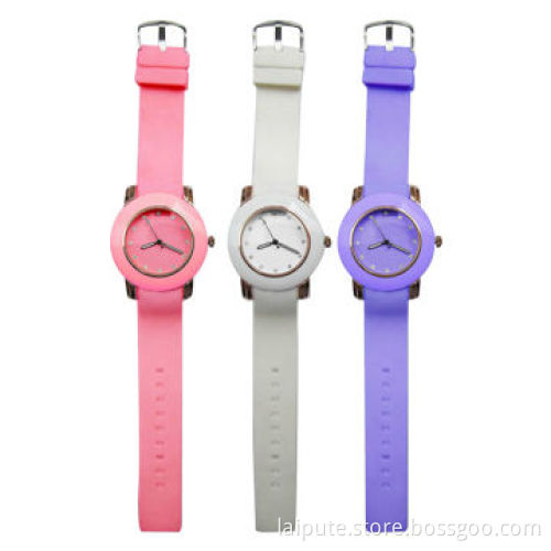 Attractive Rainbow 42mm Shining Jelly Silicone Sports/Ladies' Gift WatchesNew